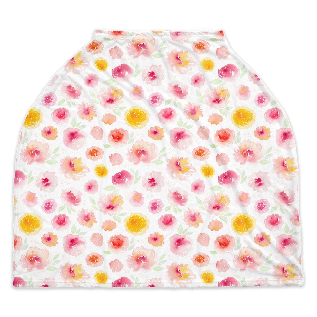 Floral Nursing Covers, Breastfeeding Cover, Nursing Cover Up, New Baby Gift, Infinity Scarf, Car Seat Cover, Shopping Cart Cover, Watercolor - Premium Nursing Cover - Just $31.50! Shop now at Nine Thirty Nine Design