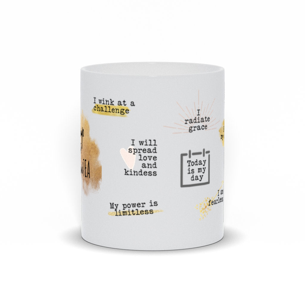 Cup Of PositiviTEA, Motivational Mug, Inspirational Saying, Self Care, Encouragement Gift, Tea Lover Gift, Positivity Mug, Inspirational - Premium Mug - Just $18.99! Shop now at Nine Thirty Nine Design