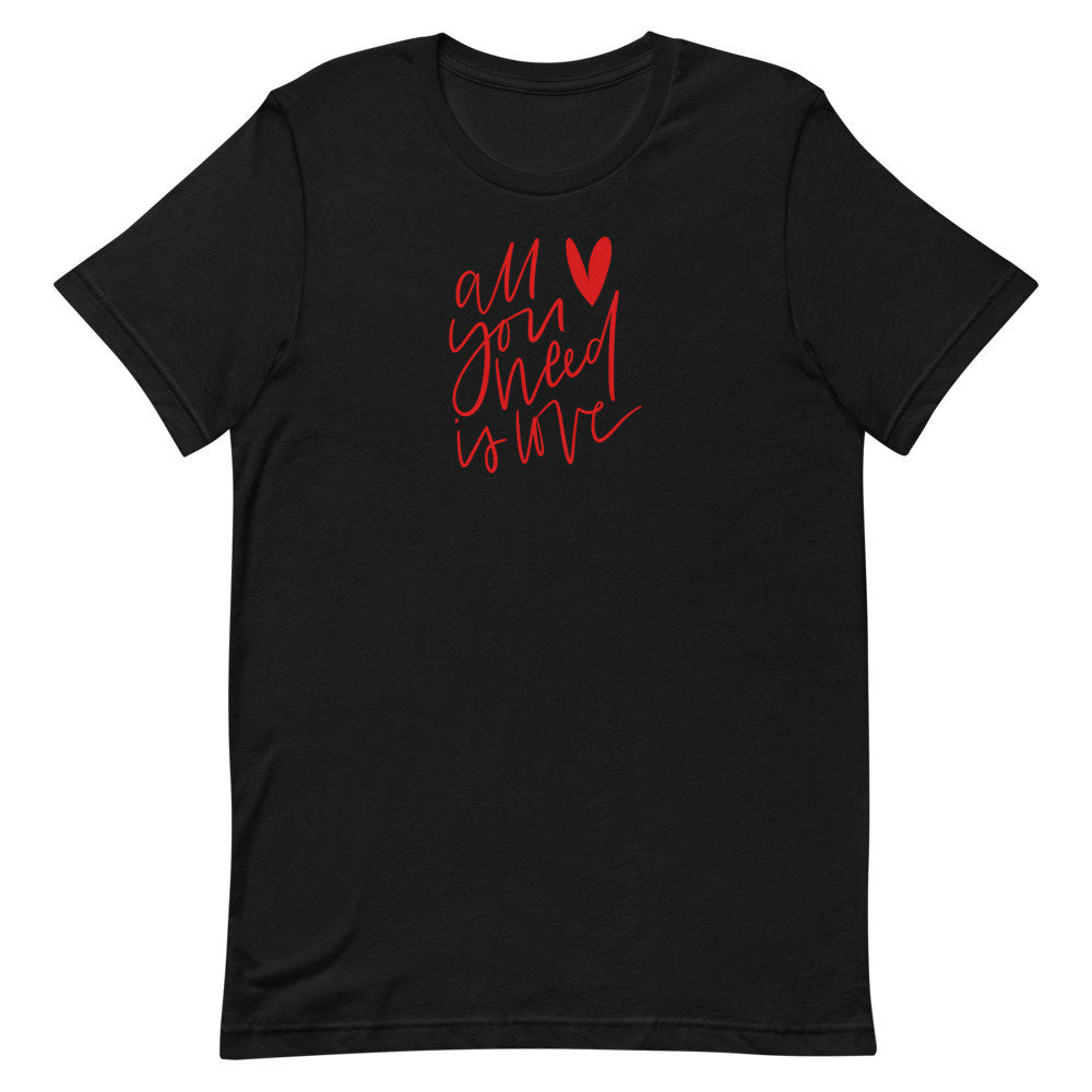 All You Need Is Love TShirt, Valentines Day Shirt, Love shirt, All You Need Is Love, Beatles Shirt, Gift for Her, Heart Shirt, Valentine Tee - Premium Shirts - Just $24.50! Shop now at Nine Thirty Nine Design