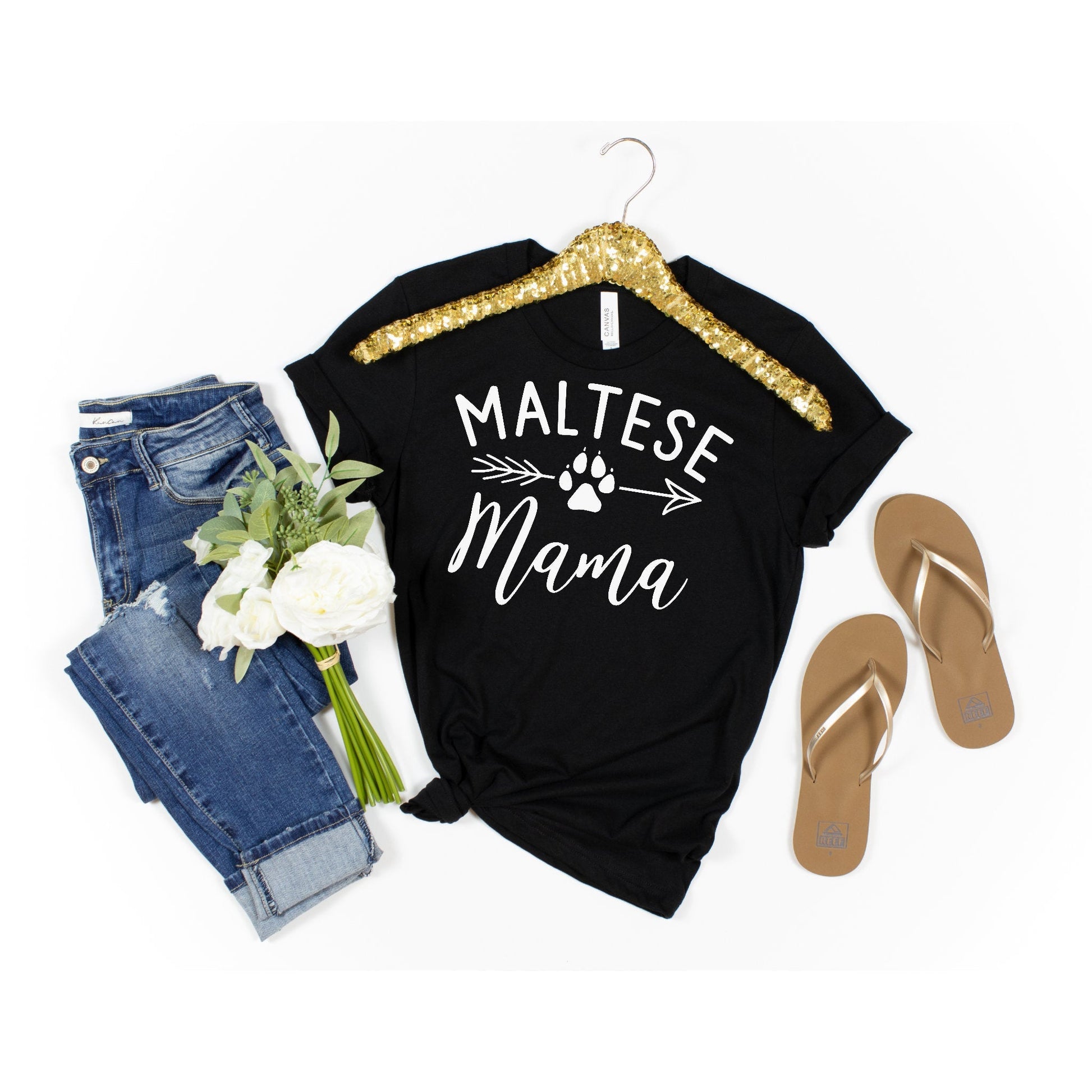 Maltese Mama Tshirt, Maltese Lover, Maltese Owner Shirt, Maltese Gift, Gift for Dog Lover, Fur Mama T-Shirt, Dog Mama Shirt - Premium  - Just $24.50! Shop now at Nine Thirty Nine Design
