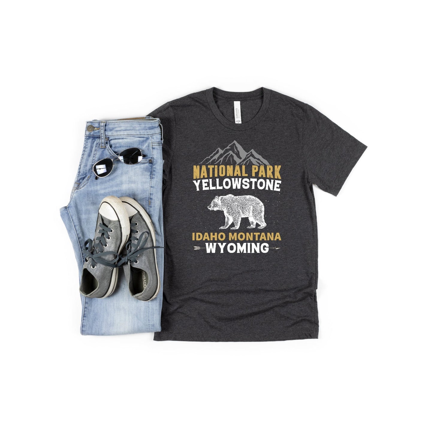 Yellowstone National Park Shirt, National Parks, Idaho Montana, Wyoming Shirt, National Park Gift, Road Trip Shirt, Yellowstone Souvenir - Premium  - Just $25.50! Shop now at Nine Thirty Nine Design