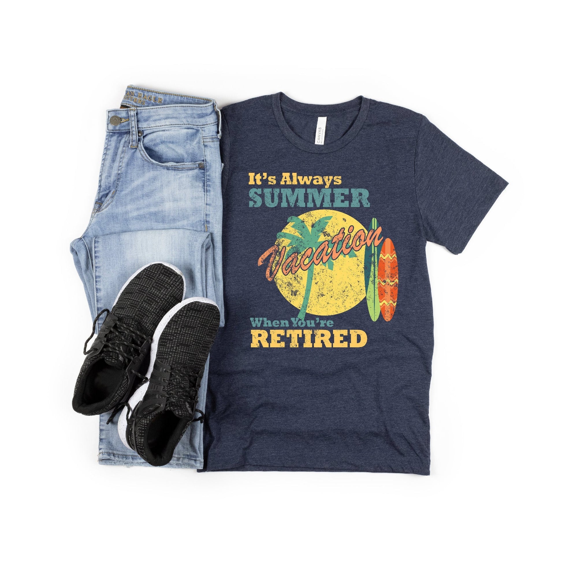 Its Always Summer Vacation When You Are Retired, Retirement Tshirt, Teacher Retirement Gift, Retirement Tshirt - Premium  - Just $24.50! Shop now at Nine Thirty Nine Design