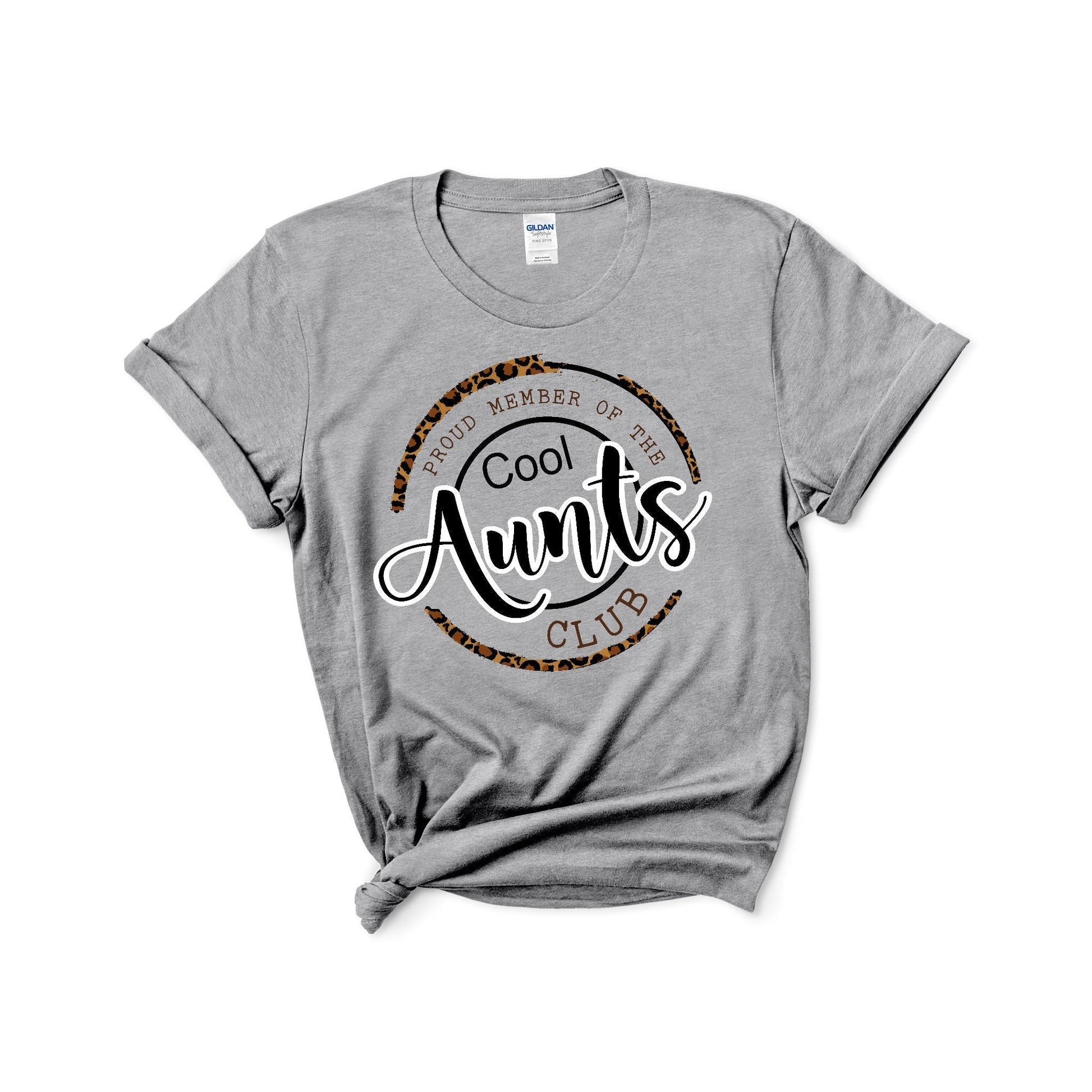 Proud Member of The Cool Aunts Club Tshirt, Gift for Aunt, Aunt Birthday, Leopard Aunt Shirt, Gift from Niece, Bad Moms Club Shirt, Aunt Tee - Premium  - Just $15.50! Shop now at Nine Thirty Nine Design