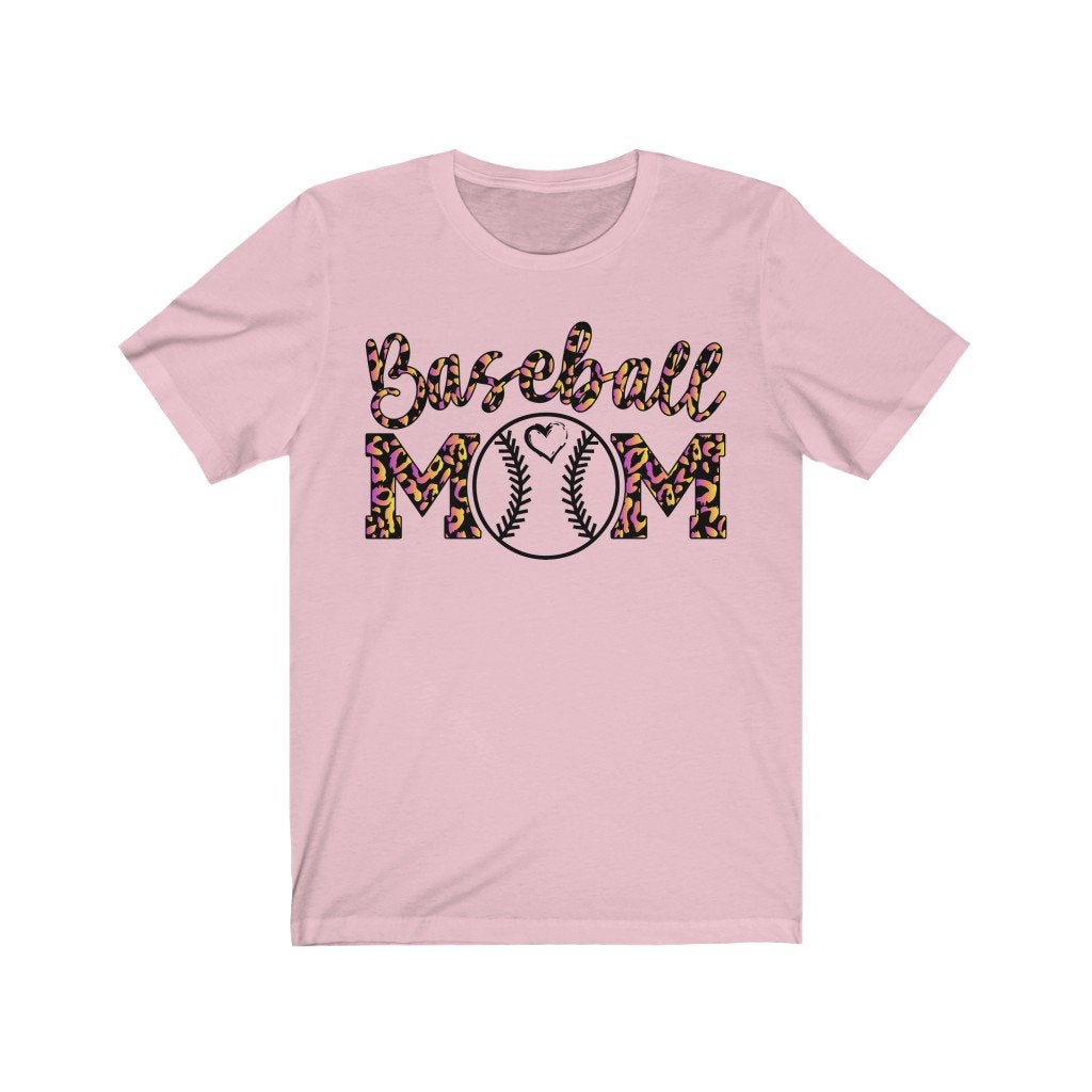 Baseball Mom TShirt, Leopard Print Baseball Mom, Little League, Heart is on the field Shirt, Gift for Team Mom, Coach Shirt, Baseball life - Premium Shirts - Just $21.50! Shop now at Nine Thirty Nine Design