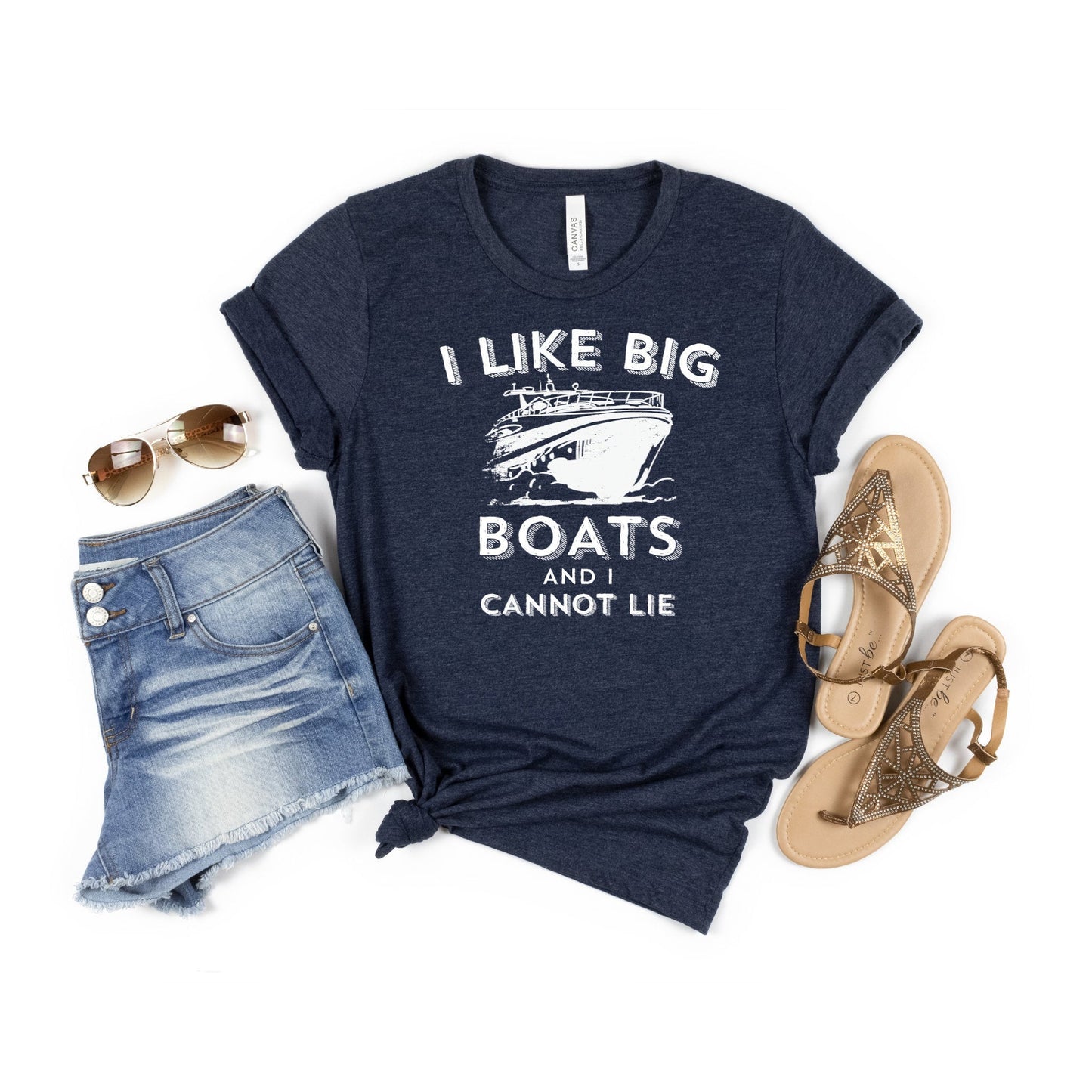 I Like Big Boats and I Cannot Lie Shirt, Gift for Boater, Nautical TShirt, Funny Boating Shirt, Matching Vacation Tees, Beach Shirt, Funny T - Premium  - Just $24.50! Shop now at Nine Thirty Nine Design