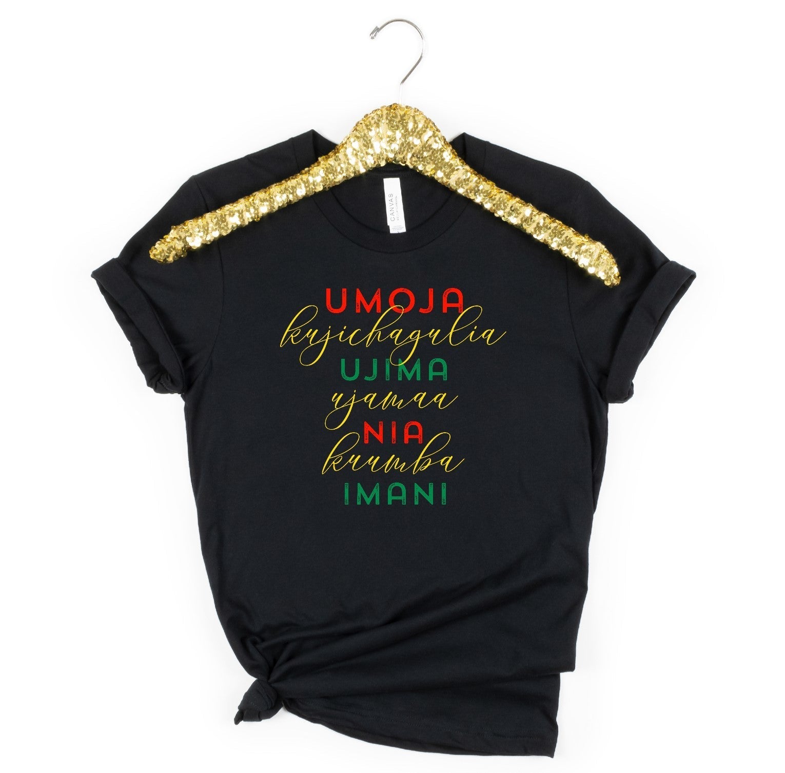Kwanzaa Shirt, Seven Principles of Kwanzaa, Kwanzaa Gift, Happy Kwanzaa - Premium T-Shirt - Just $21.50! Shop now at Nine Thirty Nine Design