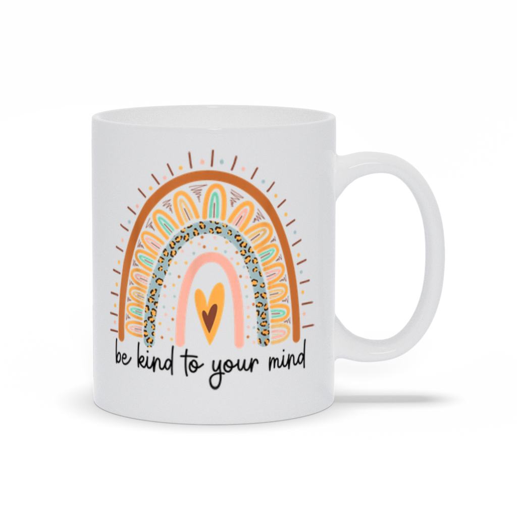 Be Kind To Your Mind Mug - Premium Mug - Just $16.99! Shop now at Nine Thirty Nine Design