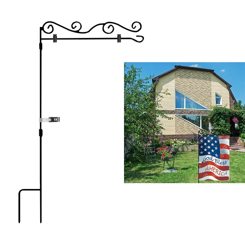 Garden Flag Stand With Stopper And Anti-Wind Clip Decoration - Premium Flags & Windsocks - Just $16.50! Shop now at Nine Thirty Nine Design