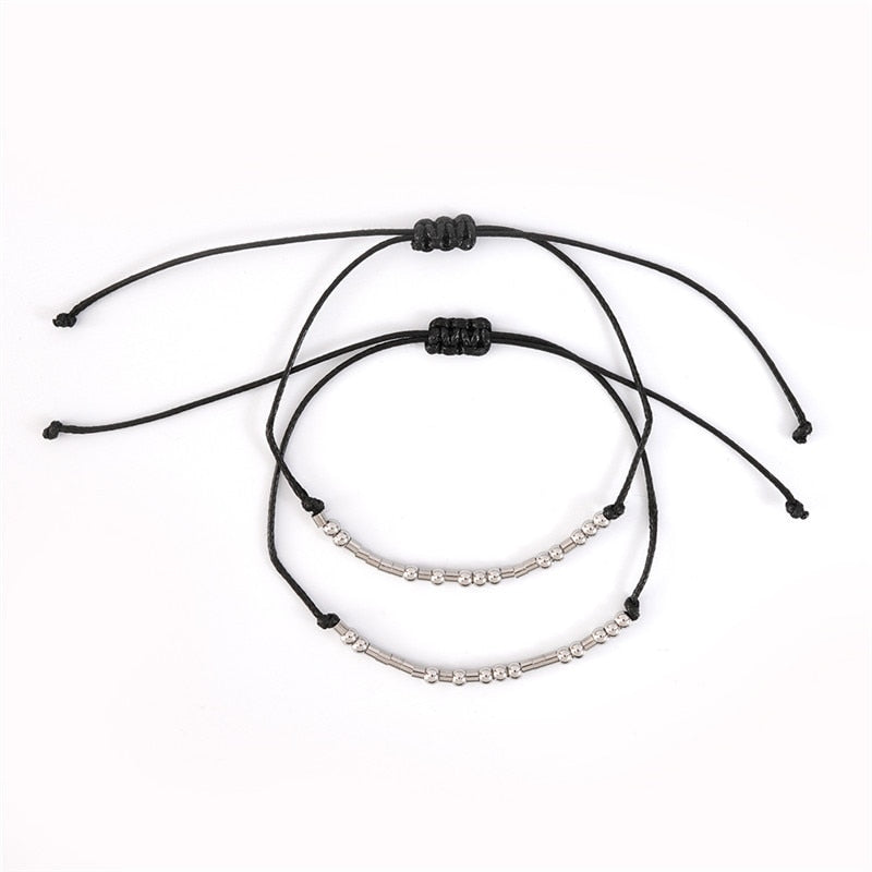 Morse Code I Love You Bracelet - Premium Jewelry - Just $19.99! Shop now at Nine Thirty Nine Design