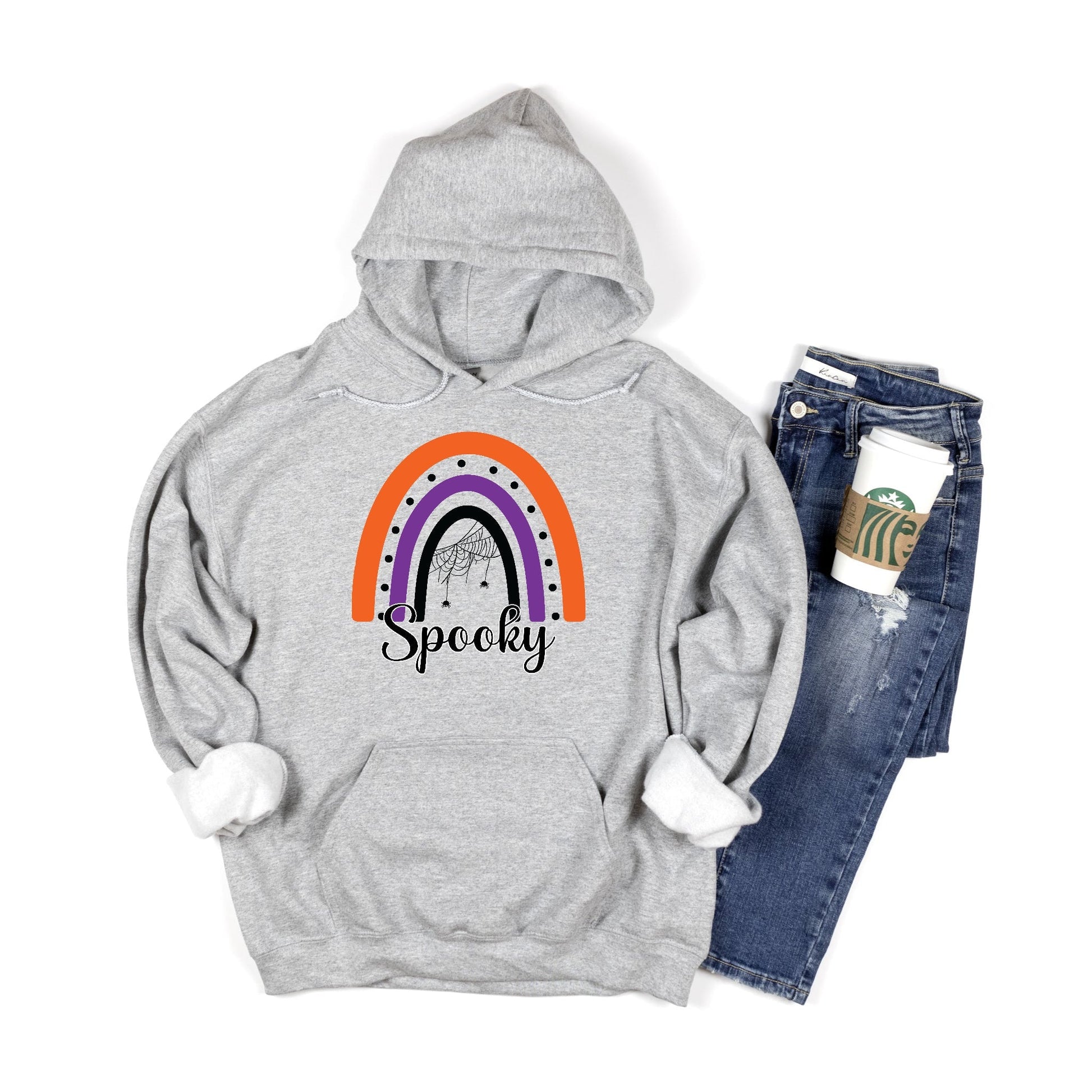 Halloween Boho Spooky Spiderweb Sweatshirt - Premium Hoodie - Just $29.50! Shop now at Nine Thirty Nine Design