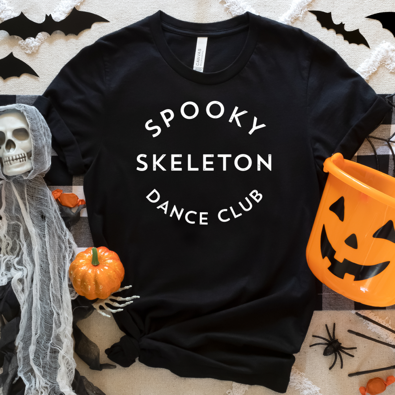Spooky Skeleton Dance Club Adult Tshirt - Premium T-Shirt - Just $21.50! Shop now at Nine Thirty Nine Design