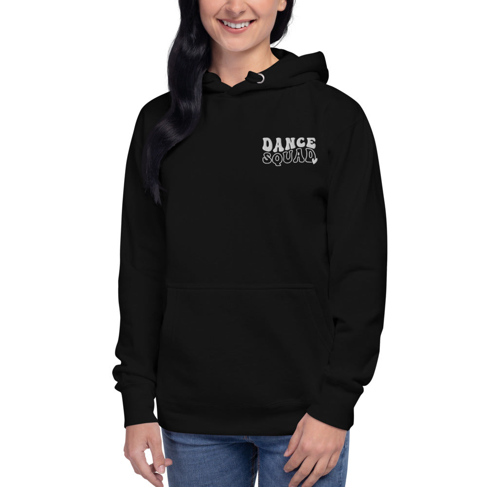 Dance Squad Embroidered Hoodie, Dance Mom Sweatshirt - Premium  - Just $39! Shop now at Nine Thirty Nine Design