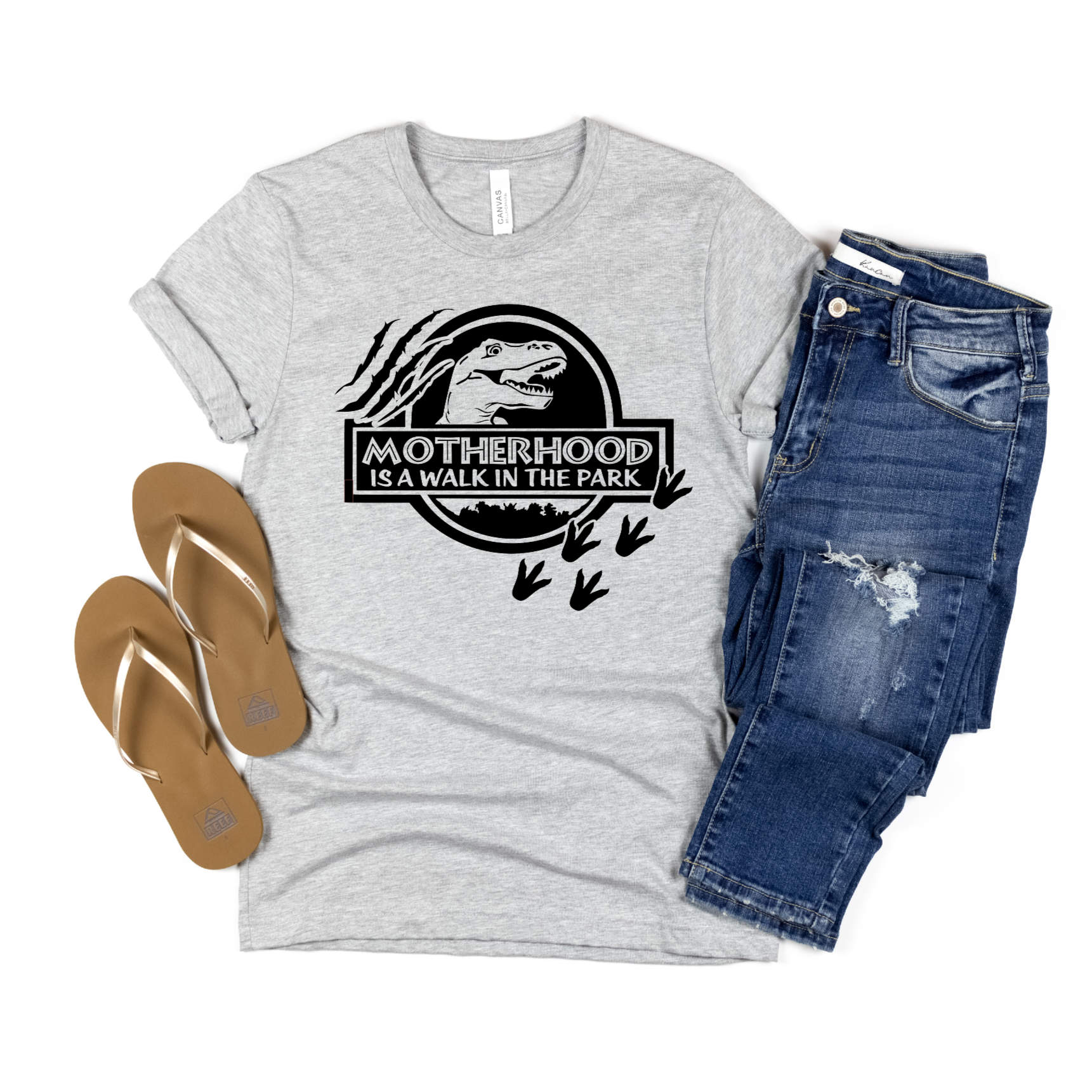 Motherhood Is A Walk In The Park - Premium T-Shirt - Just $21.50! Shop now at Nine Thirty Nine Design